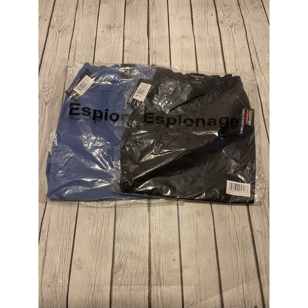 Espionage Men's Big Size Stretch Twill Cotton Short (ST019A) 4XL 2 Pairs